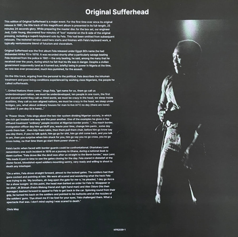 Fela Kuti – Original Sufferhead (LP Vinyl)