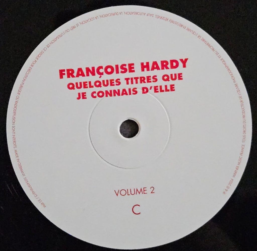 Francoise Hardy – Quelques Titres Que Je Connais (2-LP Vinyl)