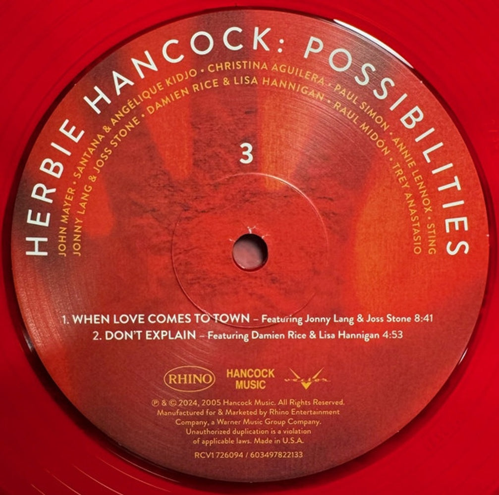Herbie Hancock – Possibilities (3-LP Vinyl)