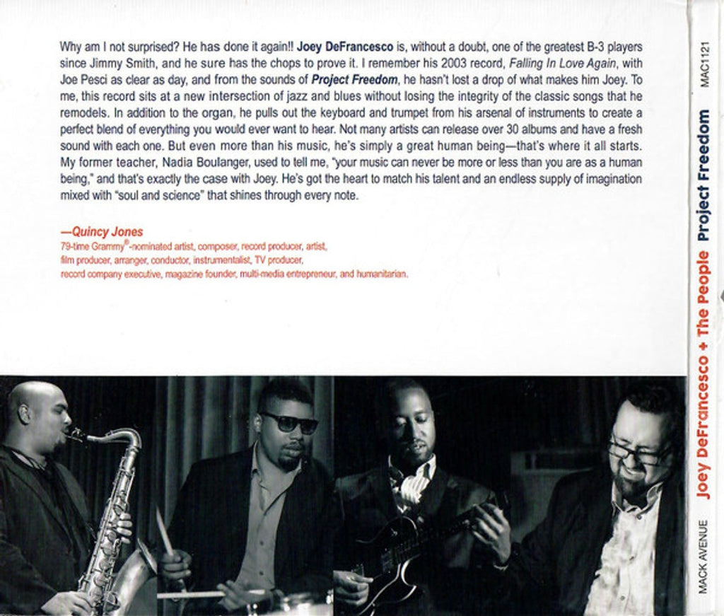 Joey Defrancesco – Project Freedom (CD)