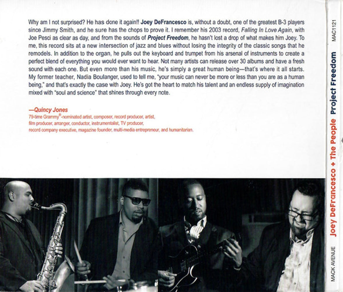 Joey Defrancesco – Project Freedom (CD)