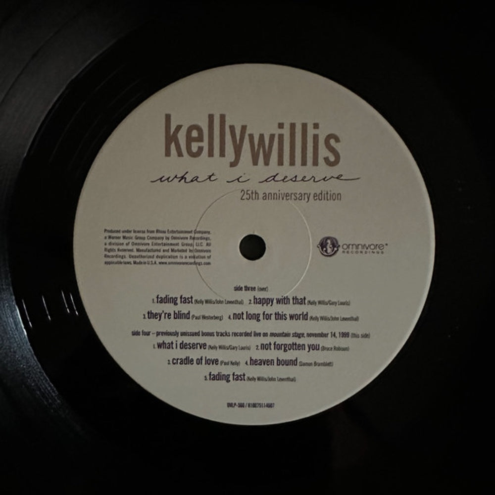 Kelly Willis – What I Deserve (2-LP Vinyl)