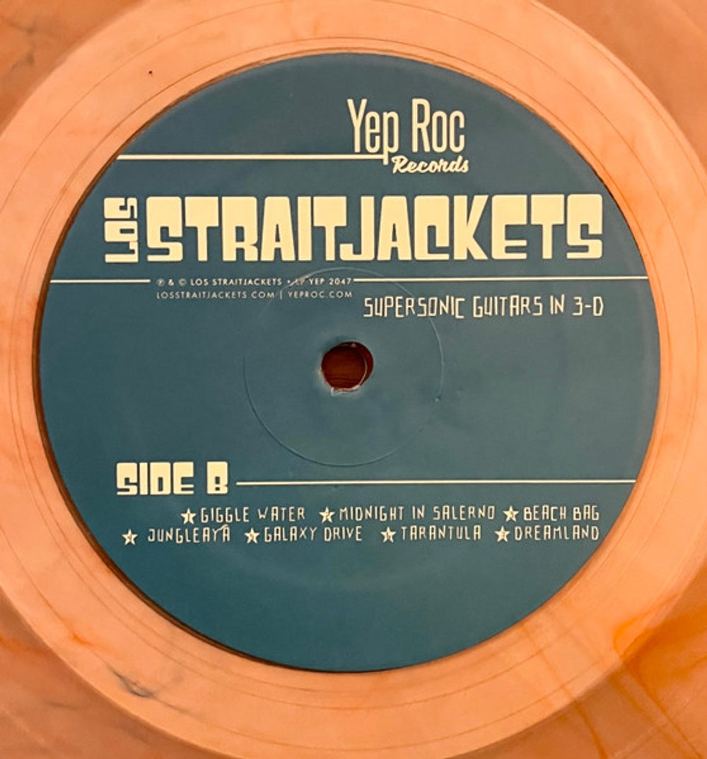 Los Straitjackets – Supersonic Guitars In 3-D (LP Red & Blue Vinyl)