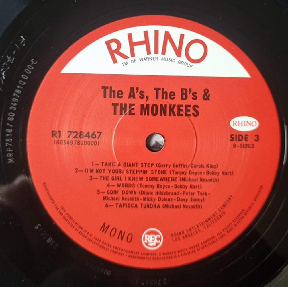 The Monkees – A's The B's & The Monkees (2-LP Vinyl)