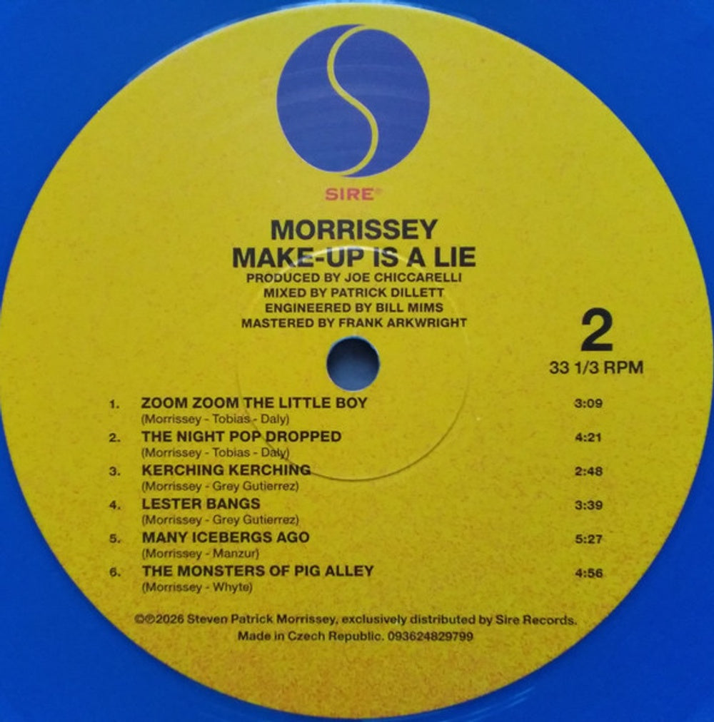 Morrissey – Make-Up Is A Lie (Blue LP Vinyl)