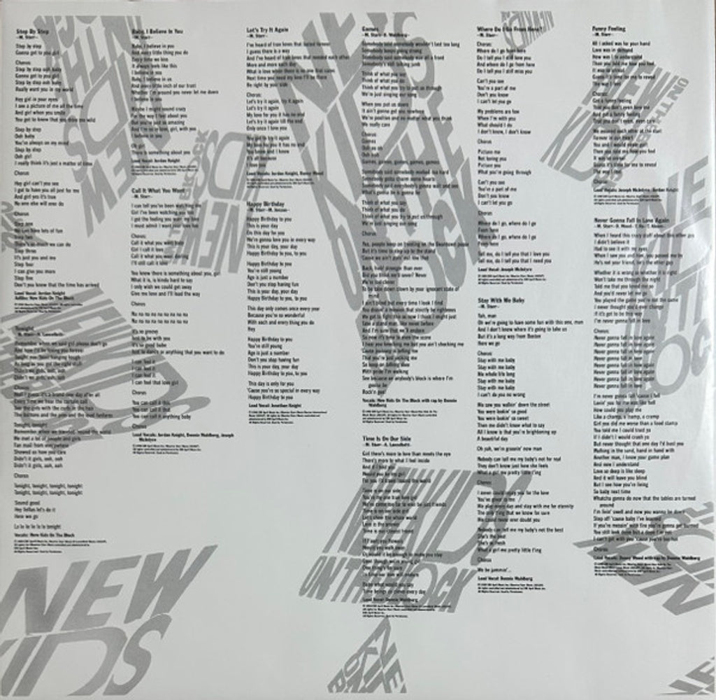 New Kids On The Block – Step By Step (LP Vinyl)