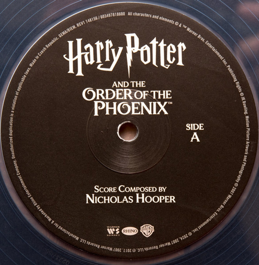Nicholas Hooper – Harry Potter And The Order Of The Phoenix - Original Soundtrack(2-LP Vinyl)