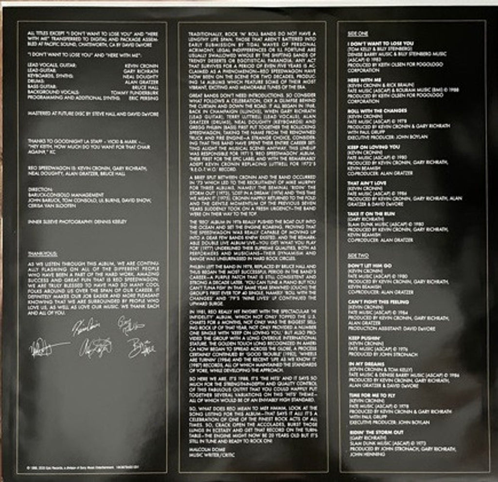 REO Speedwagon – The Hits (LP Vinyl)