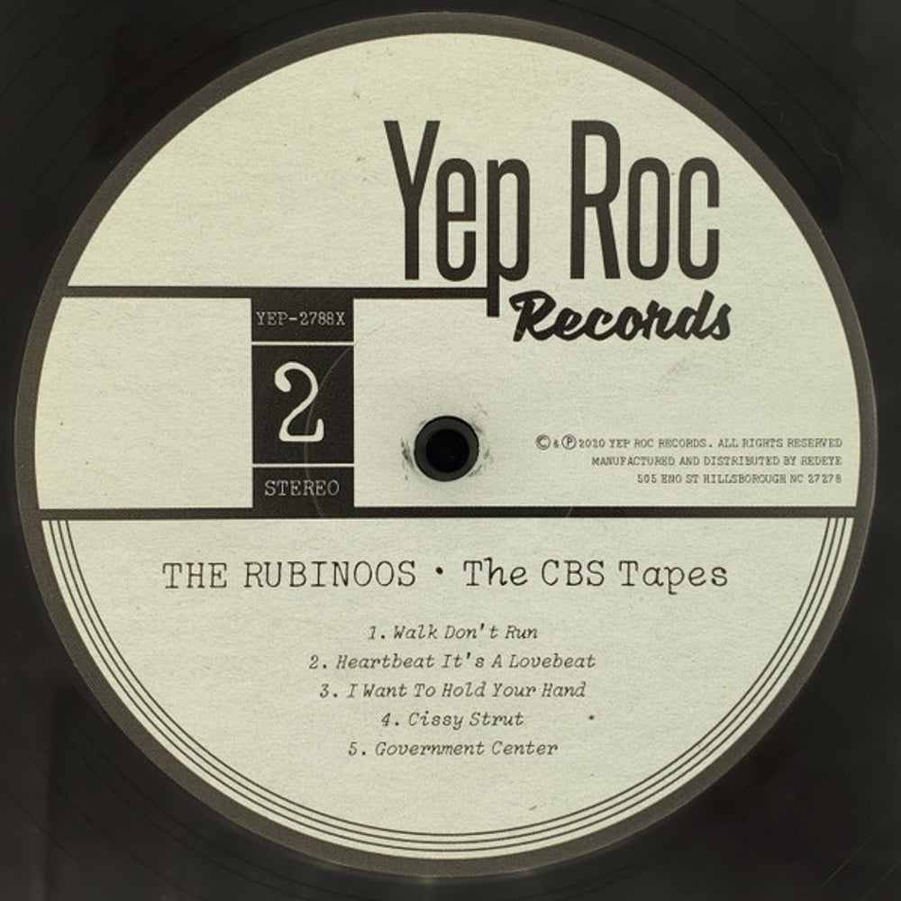 The Rubinoos – The CBS Tapes (Colored Vinyl LP)