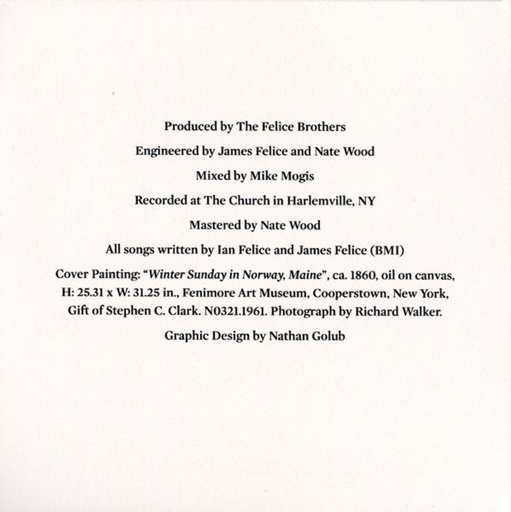 The Felice Brothers – From Dreams To Dust (CD)