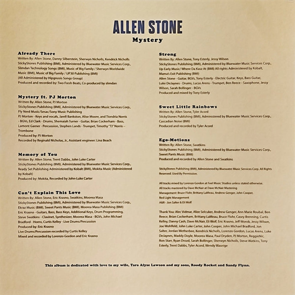 Allen Stone – Mystery (LP Vinyl)