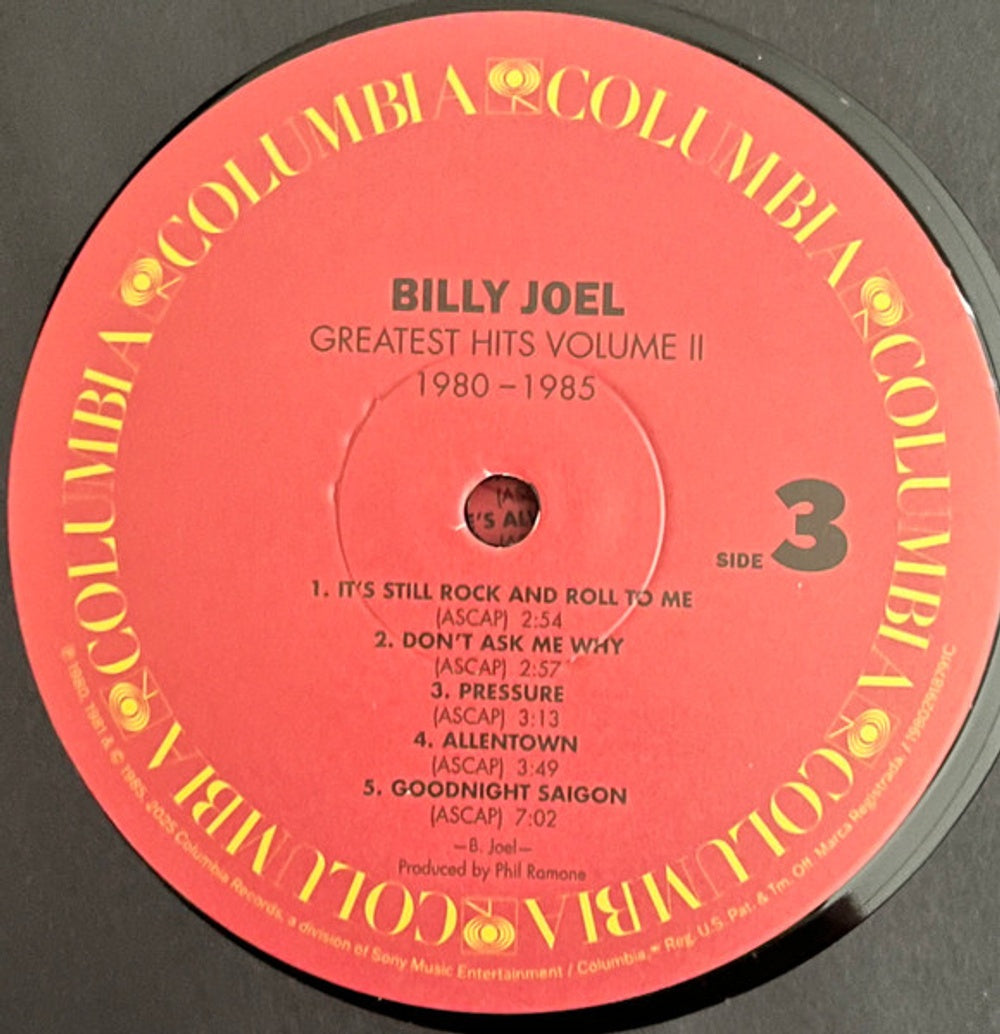 Billy Joel – Greatest Hits Volume I & II (2-LP Vinyl)