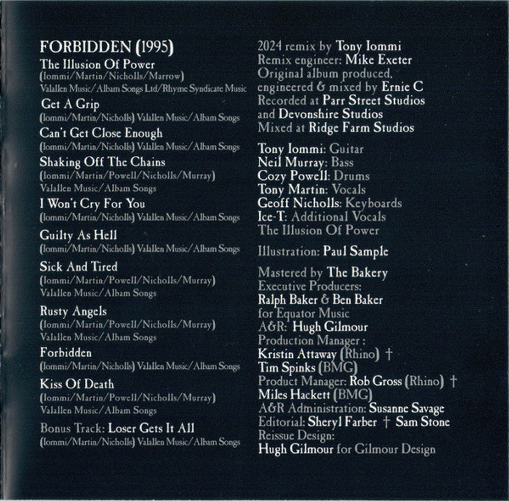 Black Sabbath – Forbidden (CD)