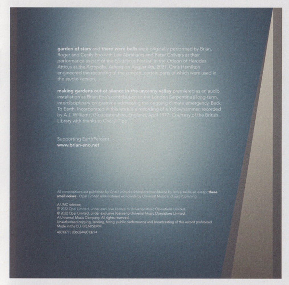 Brian Eno – FOREVERANDEVERNOMORE (CD)