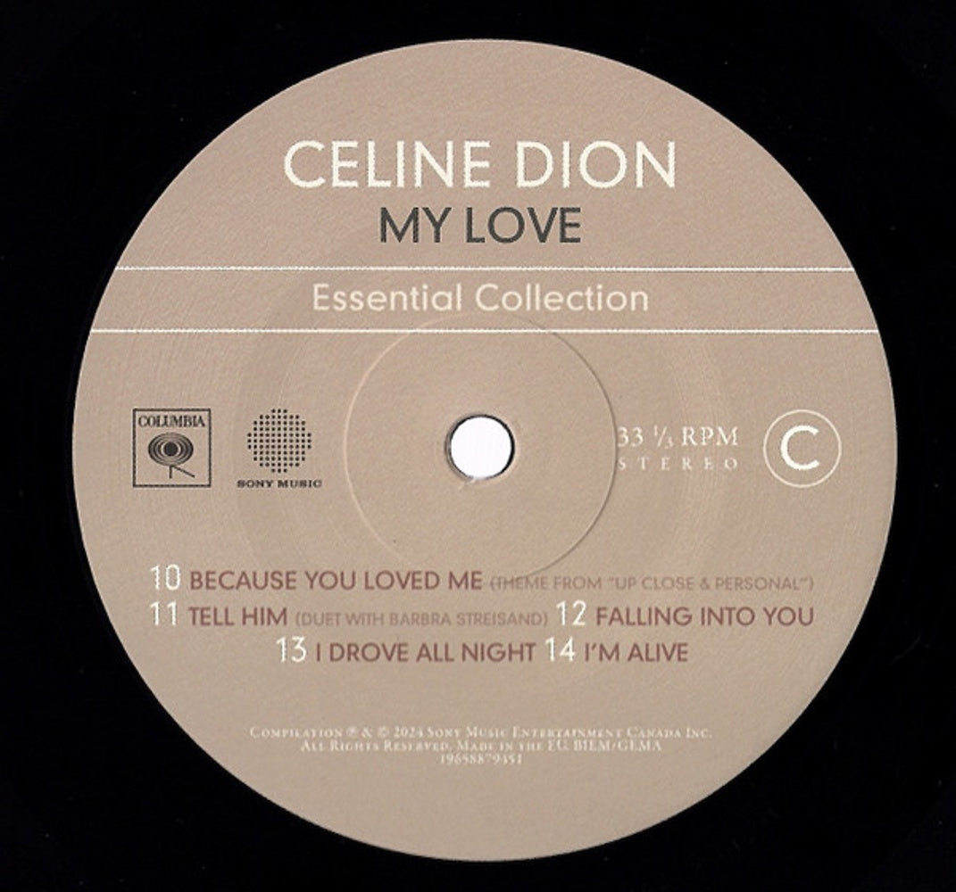 Celine Dion – MY LOVE Essential Collection (2-LP Vinyl)