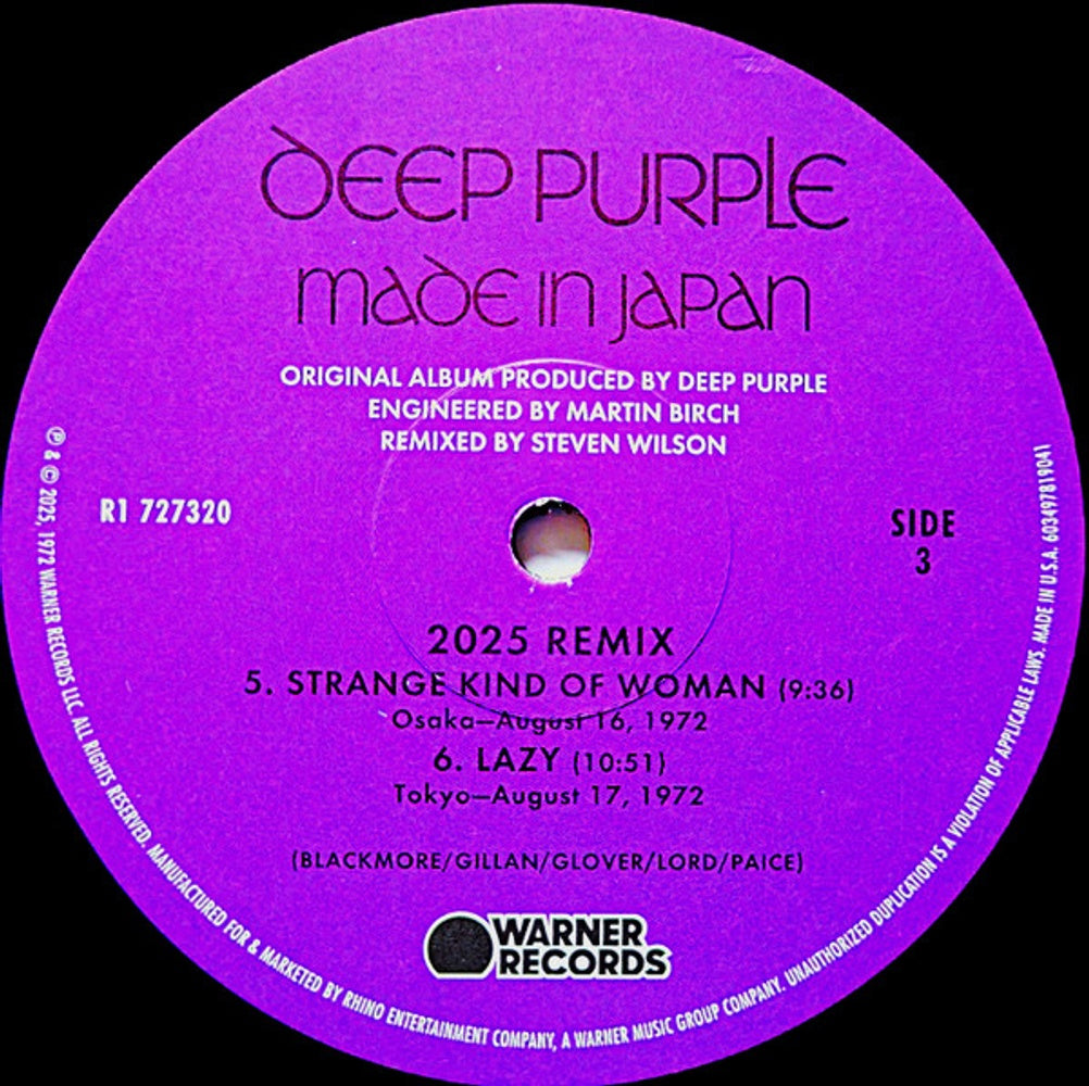 Deep Purple – Made In Japan (Steven Wilson Remix) (2-LP Vinyl)