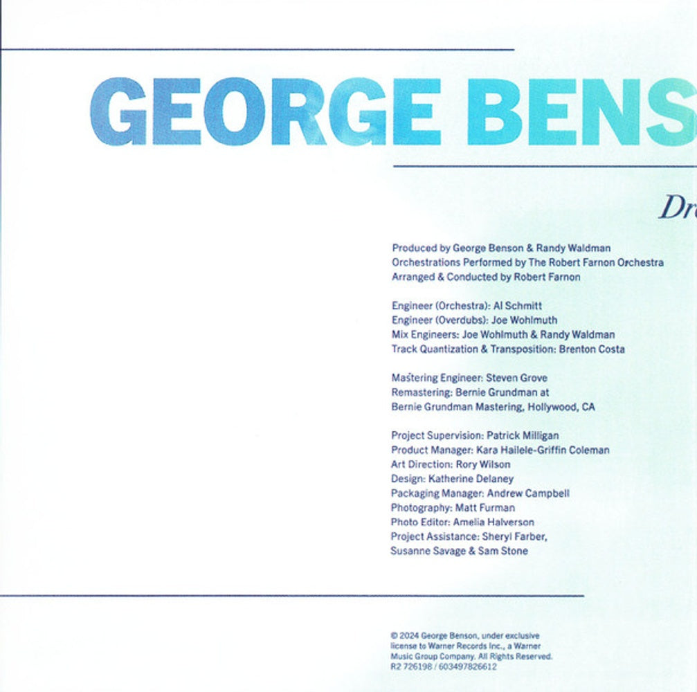 George Benson – Dreams Do Come True: George Benson Meets Robert Farnon (CD)