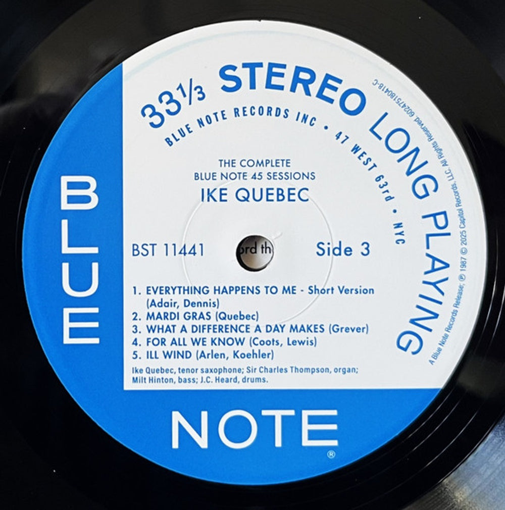 Ike Quebec – Complete 45 Sessions (3-LP Vinyl)