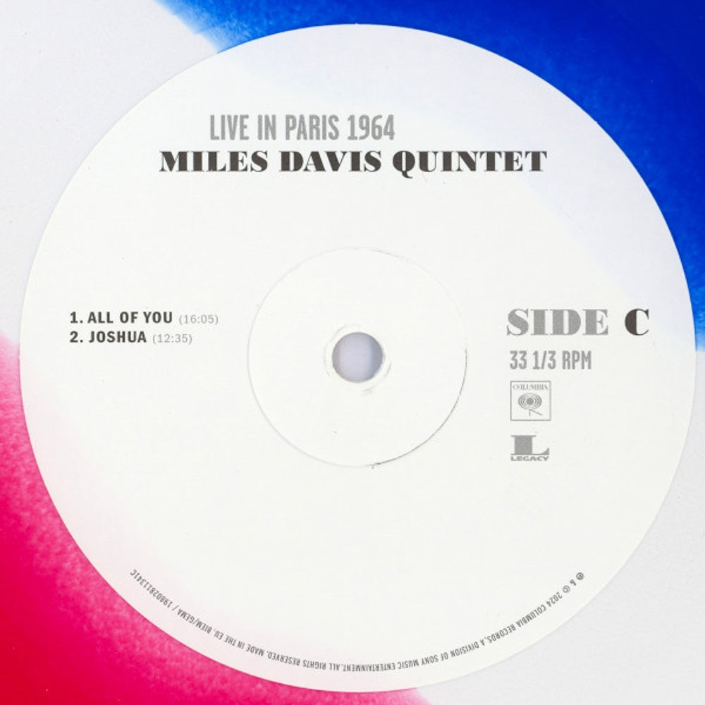 Miles Davis – Paris Jazz Festival, Salle Pleyel 10/1/1964 (2-LP Vinyl)