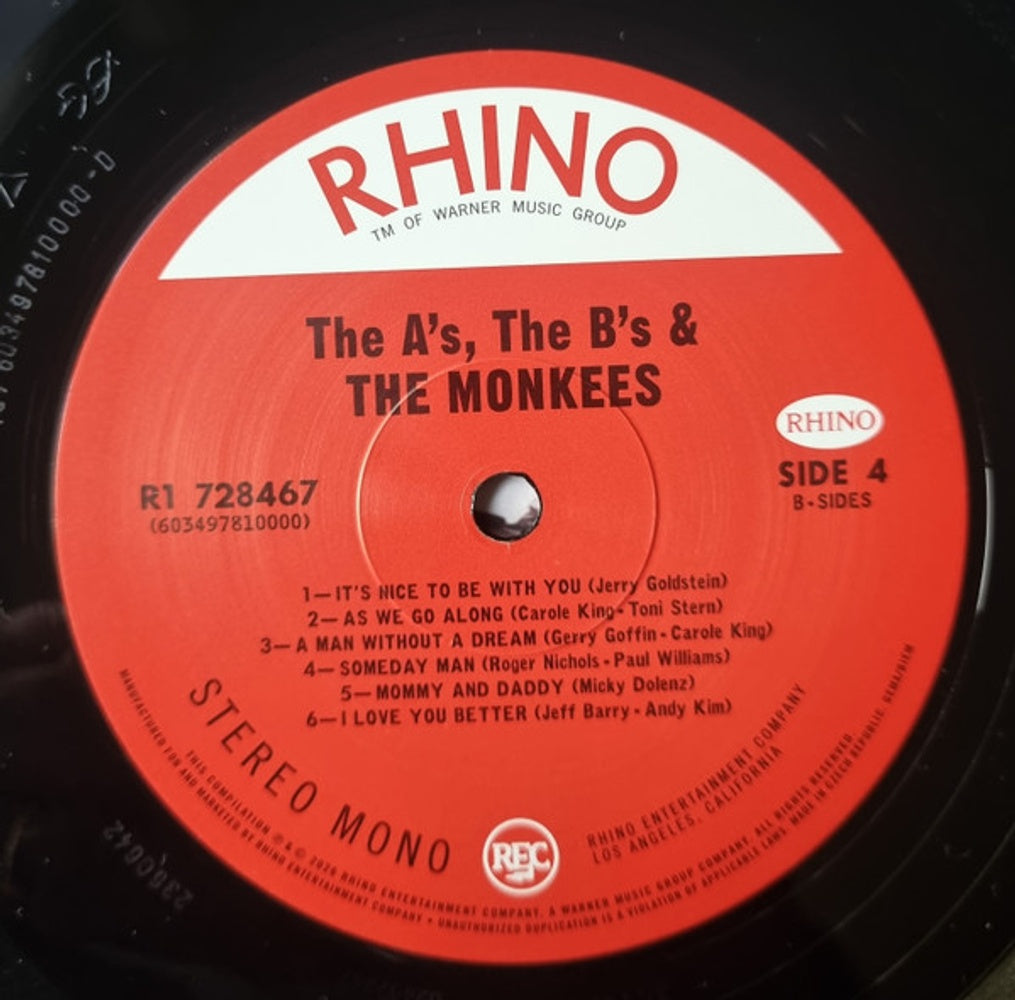 The Monkees – A's The B's & The Monkees (2-LP Vinyl)