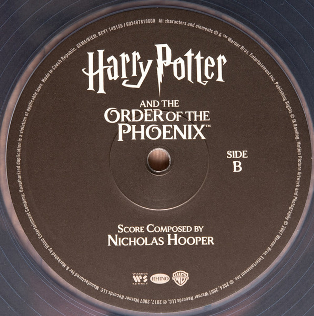 Nicholas Hooper – Harry Potter And The Order Of The Phoenix - Original Soundtrack(2-LP Vinyl)