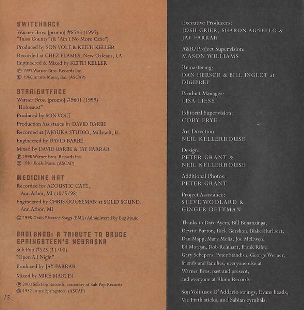 Son Volt – Retrospective: 1995-2000 (CD)