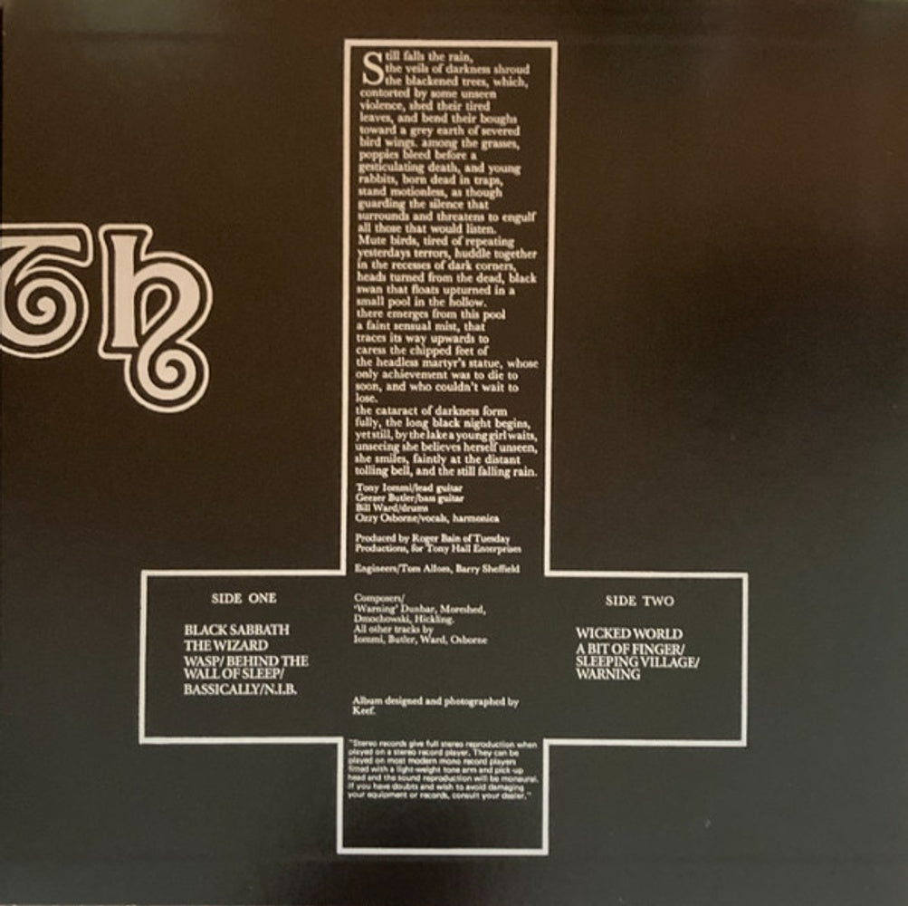 Black Sabbath – Black Sabbath (LP Vinyl)
