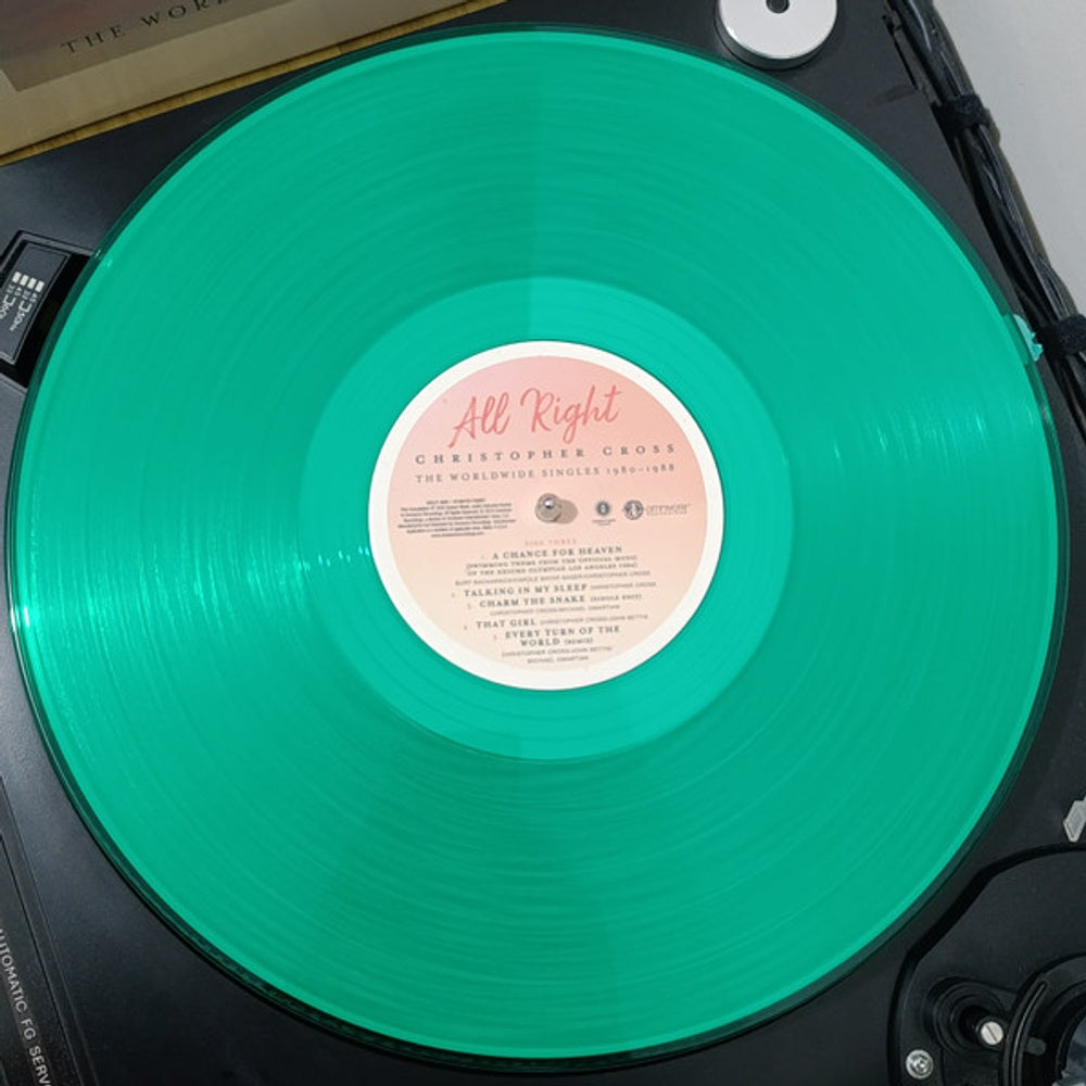 Christopher Cross – All Right: The Worldwide Singles, 1980-1988 (2-LP Pink & Green Vinyl)