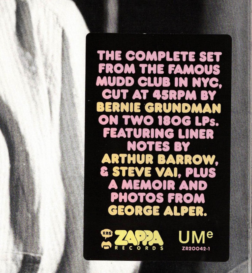 Frank Zappa – Zappa ’80: Mudd Club (2-LP Vinyl)