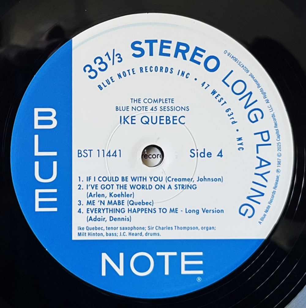 Ike Quebec – Complete 45 Sessions (3-LP Vinyl)