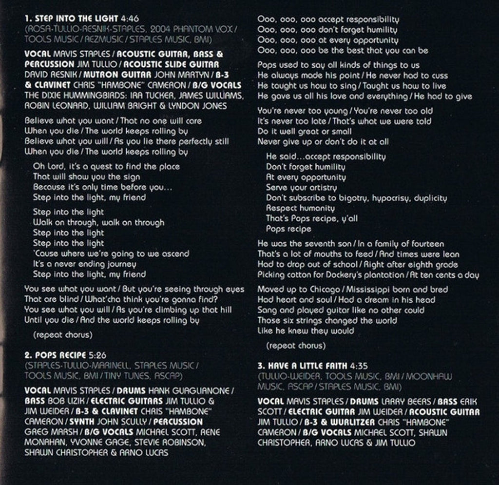Mavis Staples – Have a Little Faith (CD)