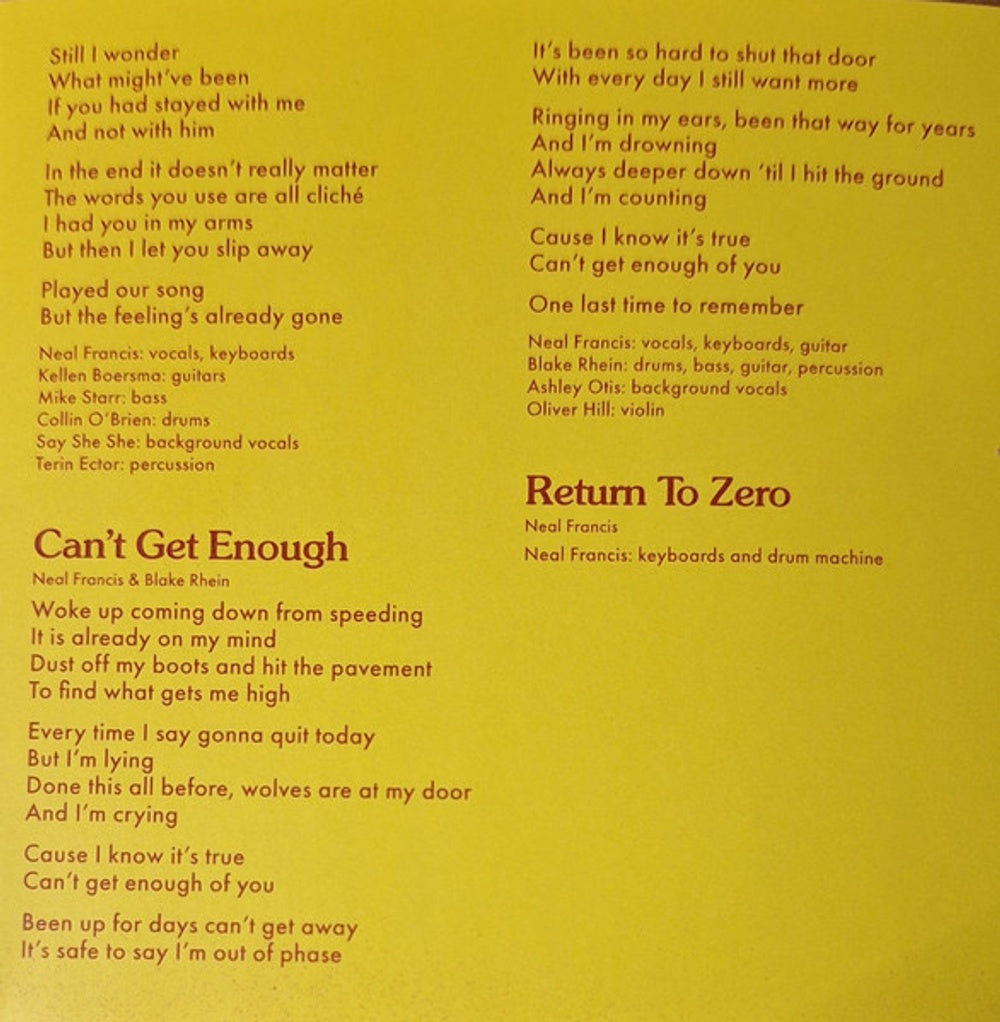 Neal Francis – Return To Zero (CD)