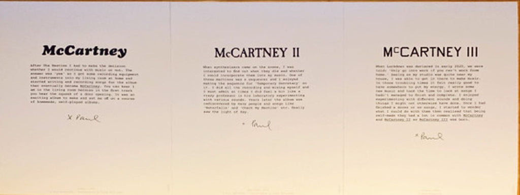 Paul McCartney – McCartney I / II / III (3-LP Vinyl)