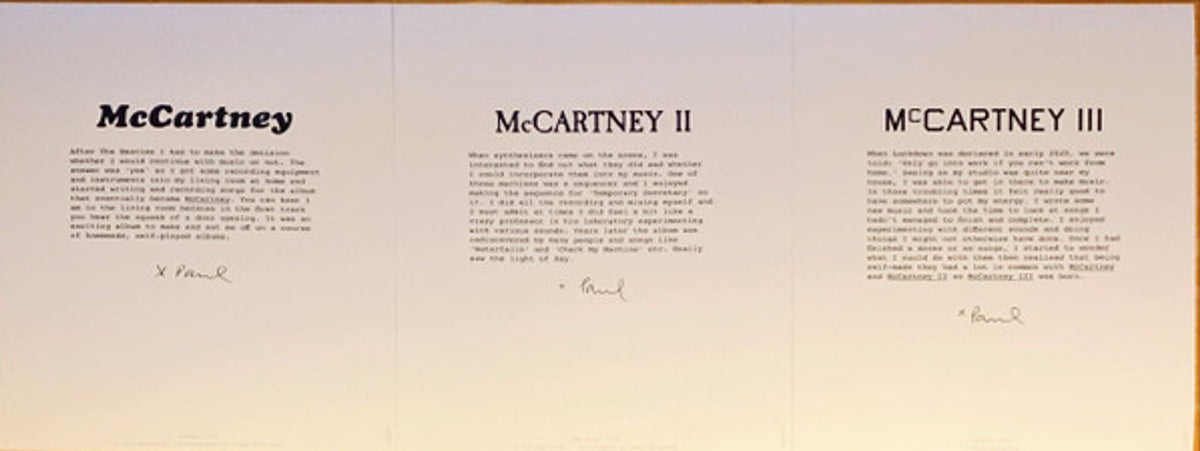 Paul McCartney – McCartney I / II / III (3-LP Vinyl)