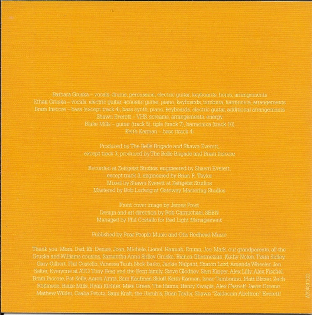 The Belle Brigade – Just Because (CD)