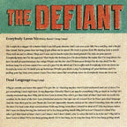 The Defiant – If We're Really Being Honest (CD)