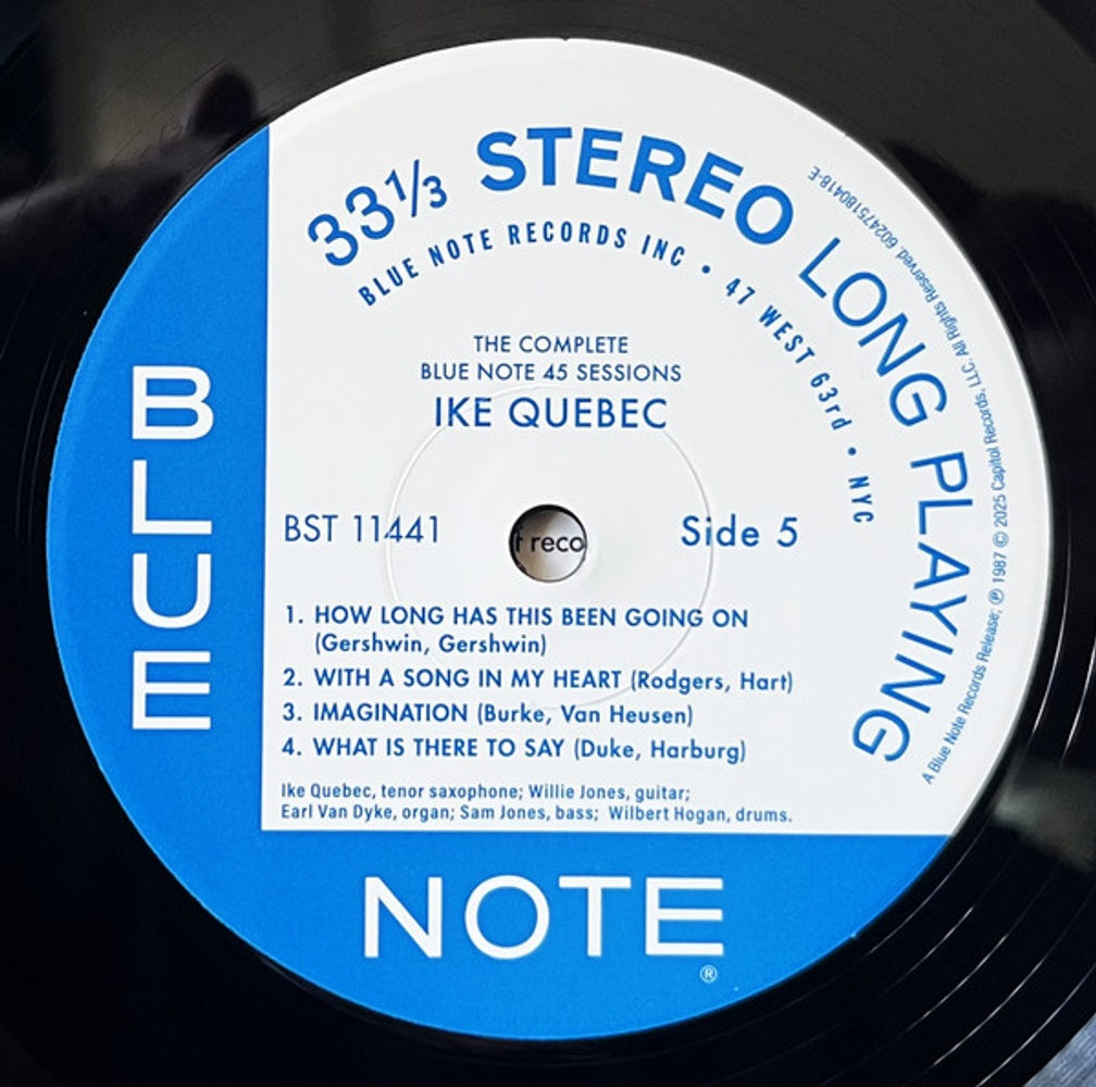 Ike Quebec – Complete 45 Sessions (3-LP Vinyl)