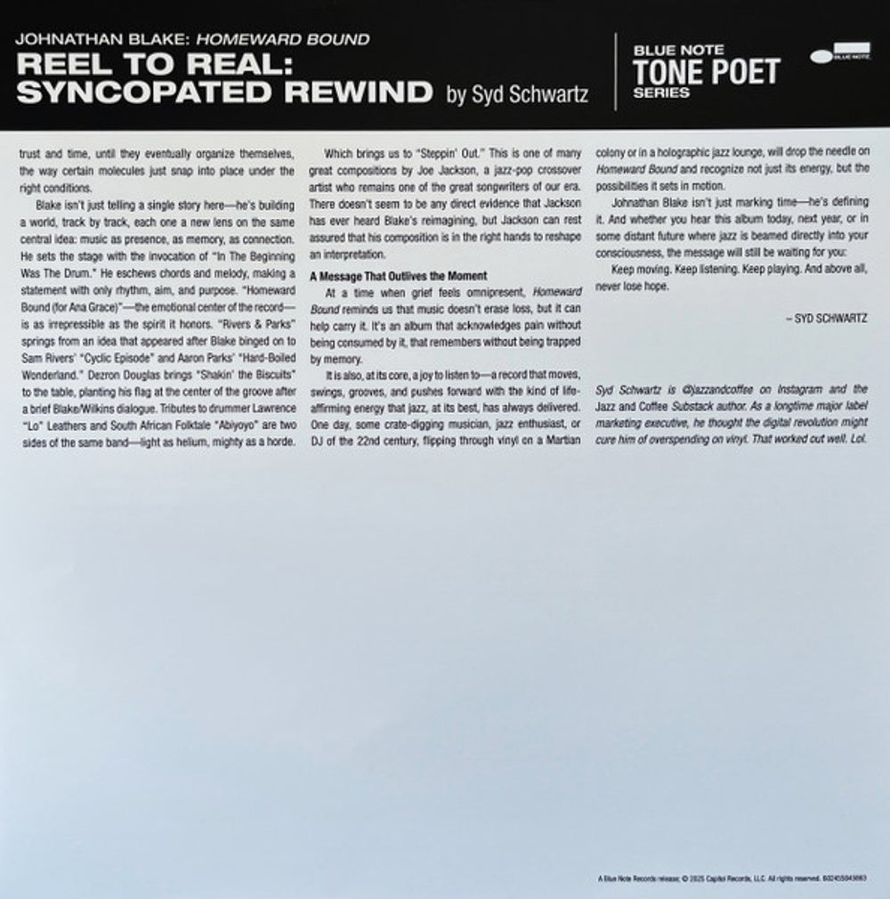 Jonathan Blake – Homeward Bound (LP Vinyl)