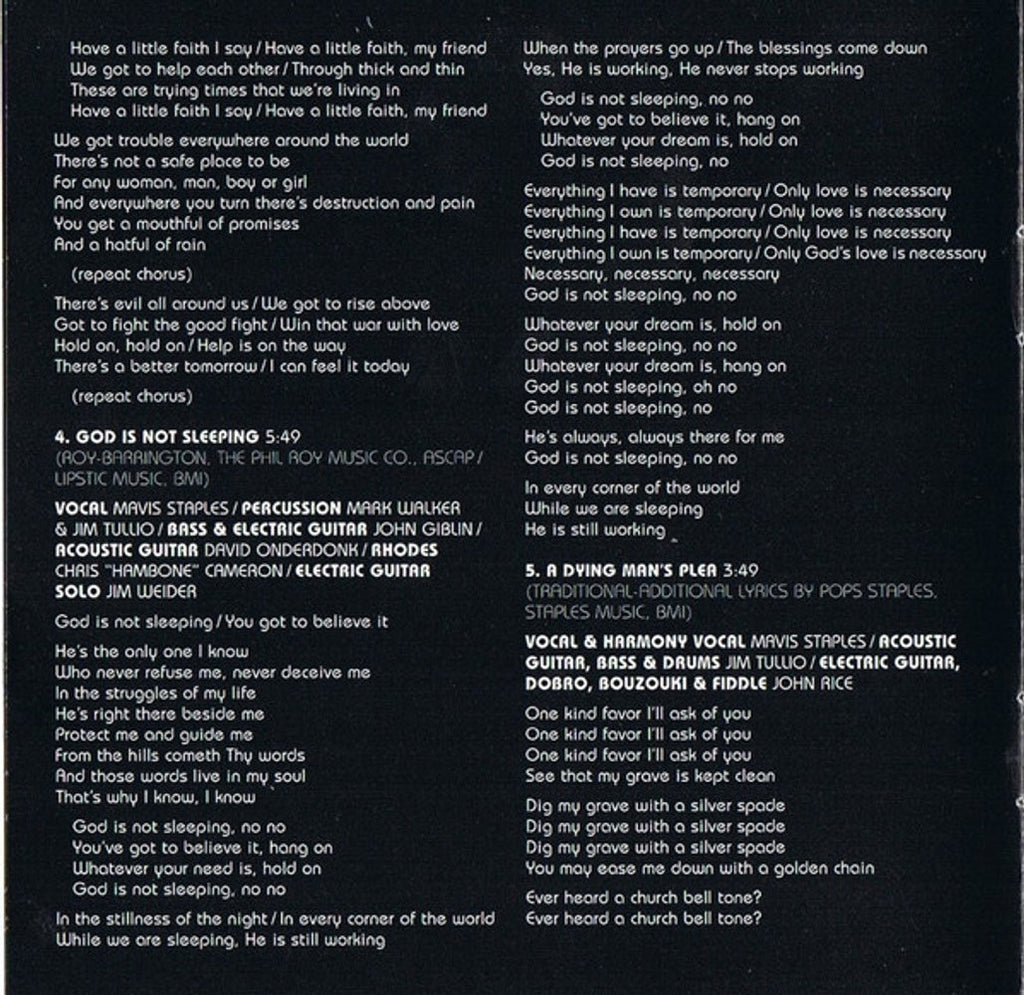 Mavis Staples – Have a Little Faith (CD)