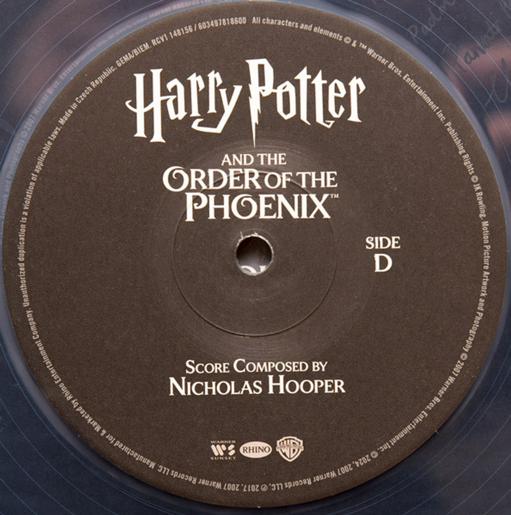 Nicholas Hooper – Harry Potter And The Order Of The Phoenix - Original Soundtrack(2-LP Vinyl)