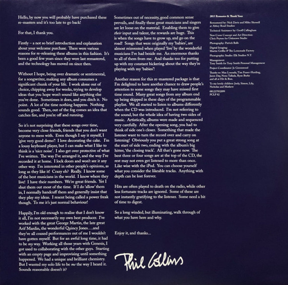 Phil Collins – Hello I Must Be Going!: Remastered (LP Vinyl)