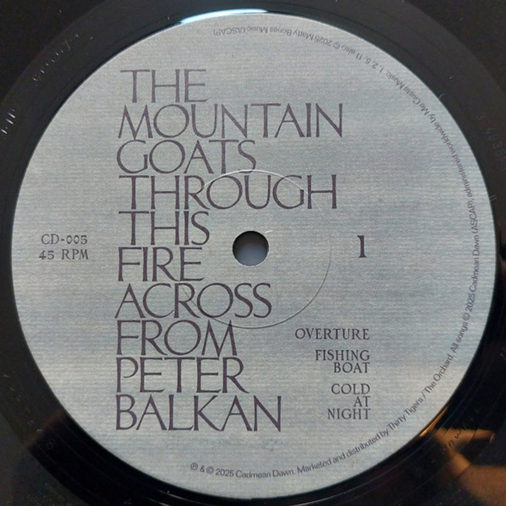 The Mountain Goats – Through This Fire Across from Peter Balkan (2-LP Vinyl)