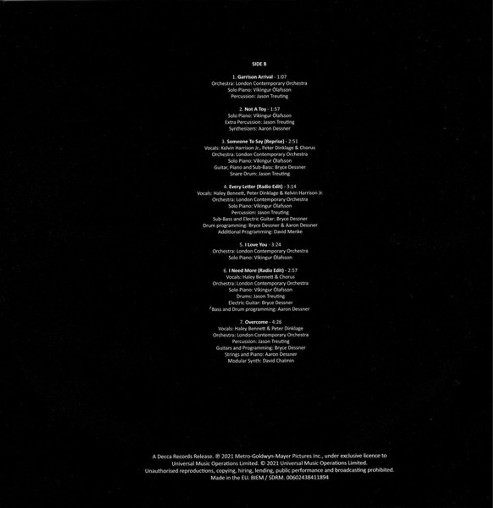 Bryce Dessner & Aaron Dessner – Cyrano: Original Motion Picture Soundtrack (2-LP Vinyl)