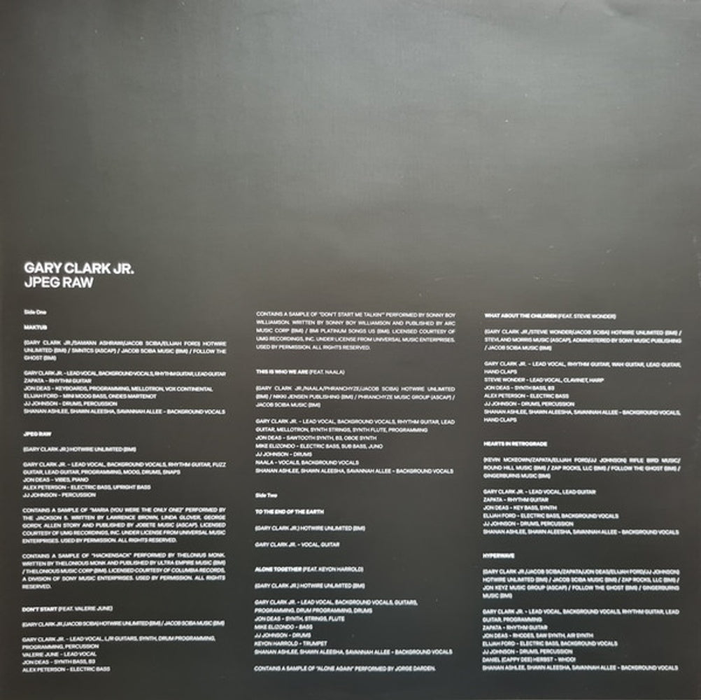 Gary Clark Jr. – JPEG RAW (2-LP Vinyl)