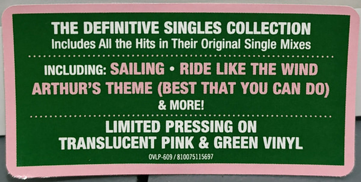 Christopher Cross – All Right: The Worldwide Singles, 1980-1988 (2-LP Pink & Green Vinyl)