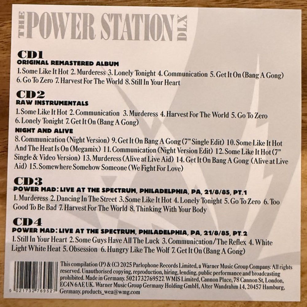 Power Station – The Power Station (4-CD)