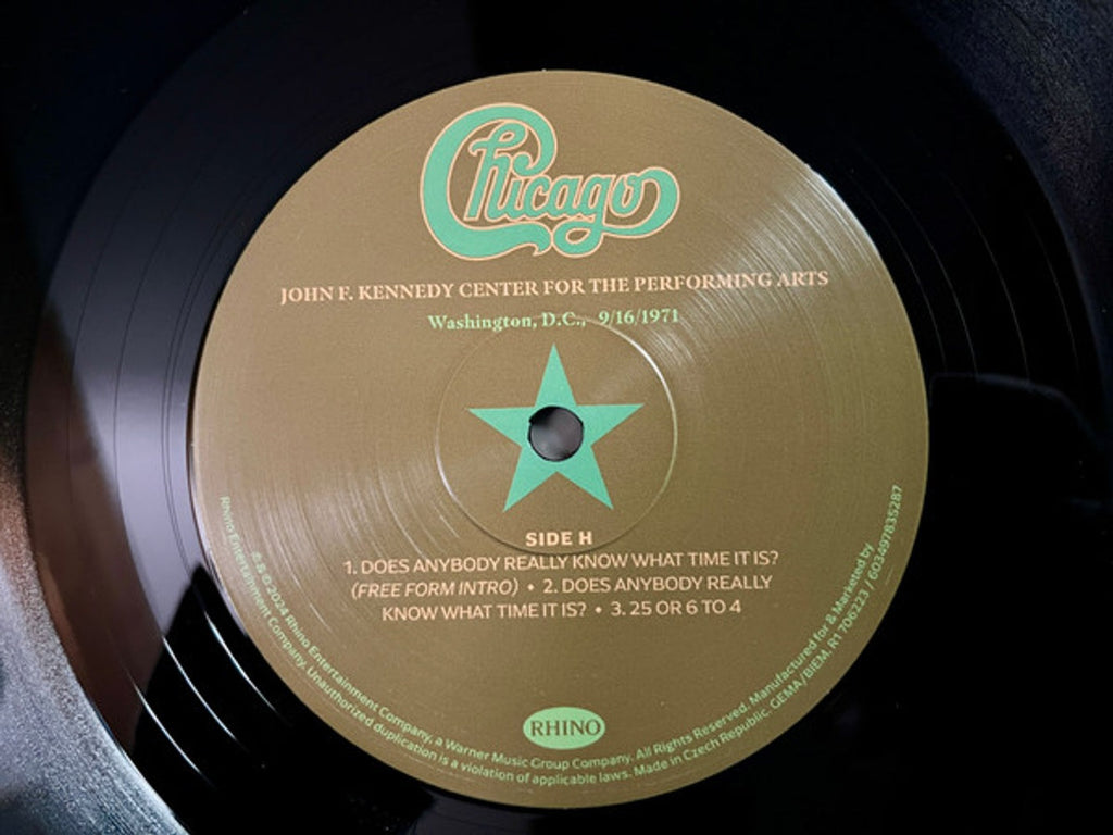 Chicago – At The John F. Kennedy Center For The Performing Arts (3-LP Vinyl)