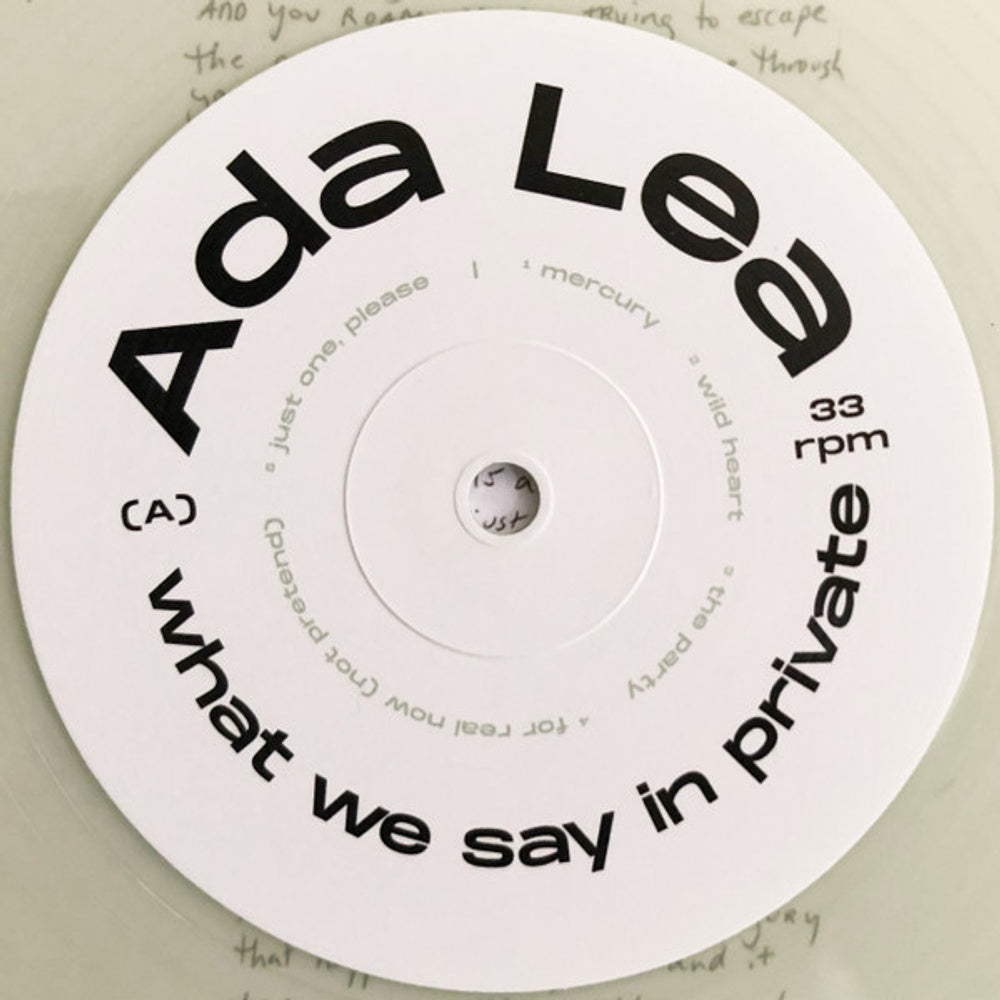 Ada Lea – What We Say In Private (LP Colored Vinyl)