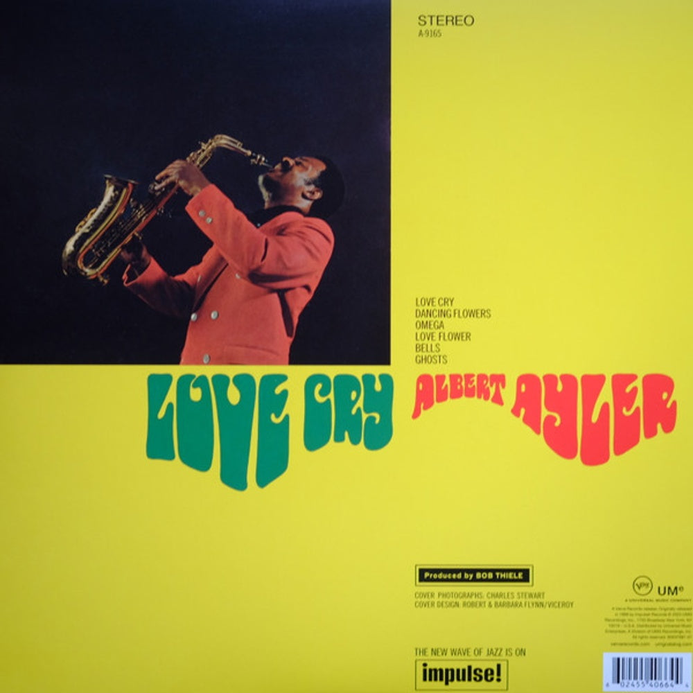 Albert Ayler – Love Cry (LP Vinyl)