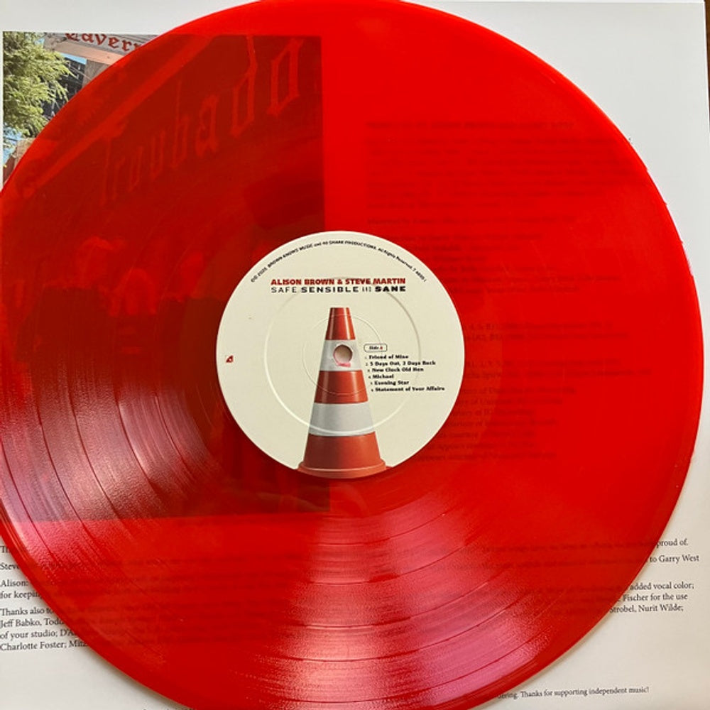 Alison Brown & Steve Martin – Safe Sensible & Sane (Red 2-LP Vinyl)